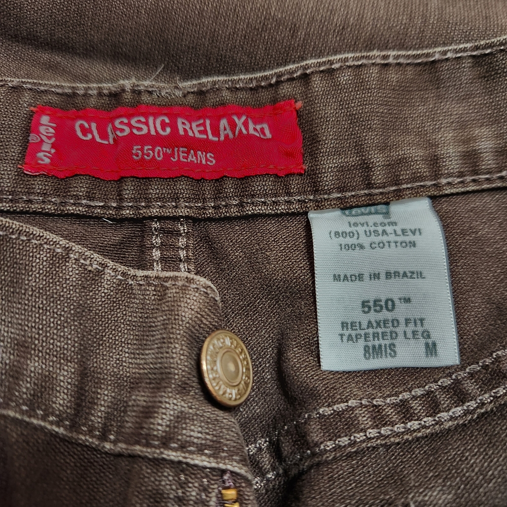 Levi's 550 Relaxed Fit Jeans - Brown